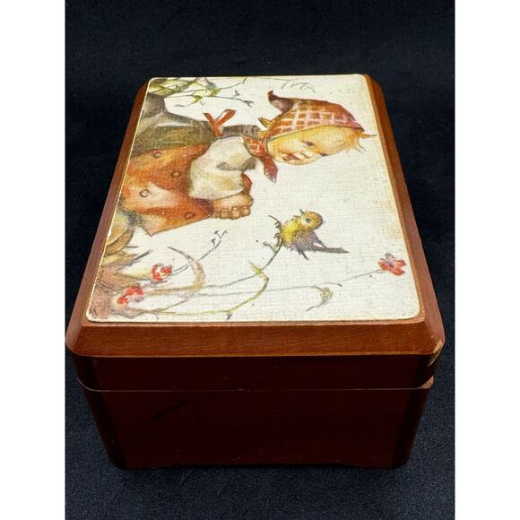 Vintage REUGE Switzerland Musical Box, Doctor Zhivago App 4”x 3” Child & Bird - Picture 5 of 11